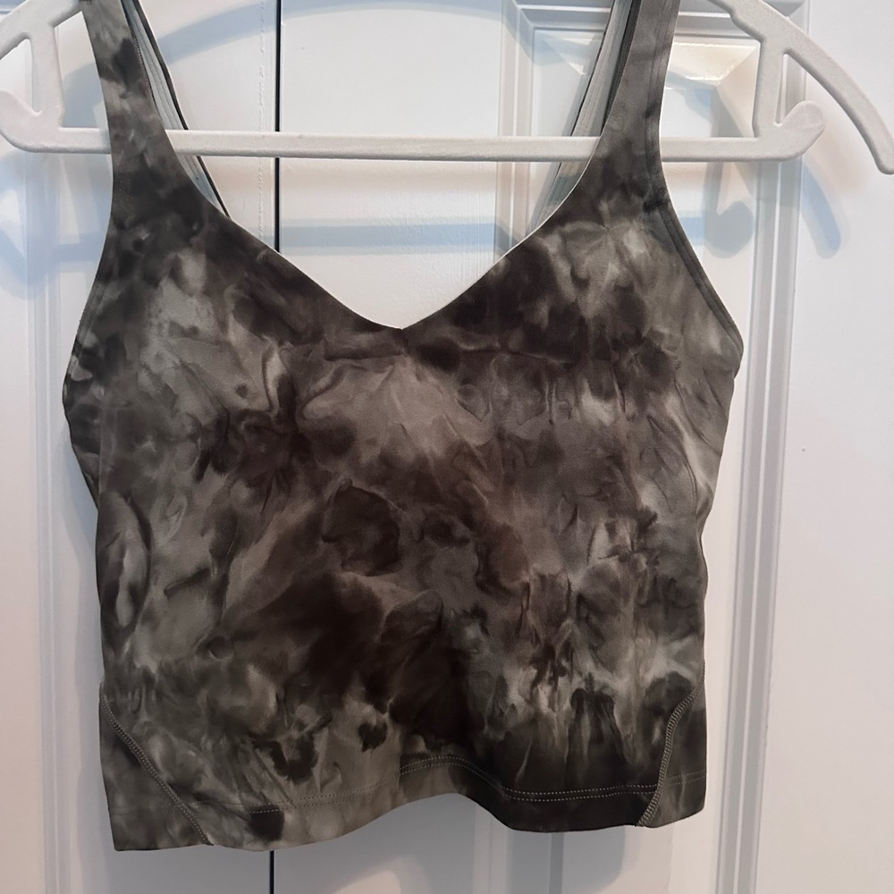 lululemon athletica Tie-Dye Align Tank - Black and Gray
